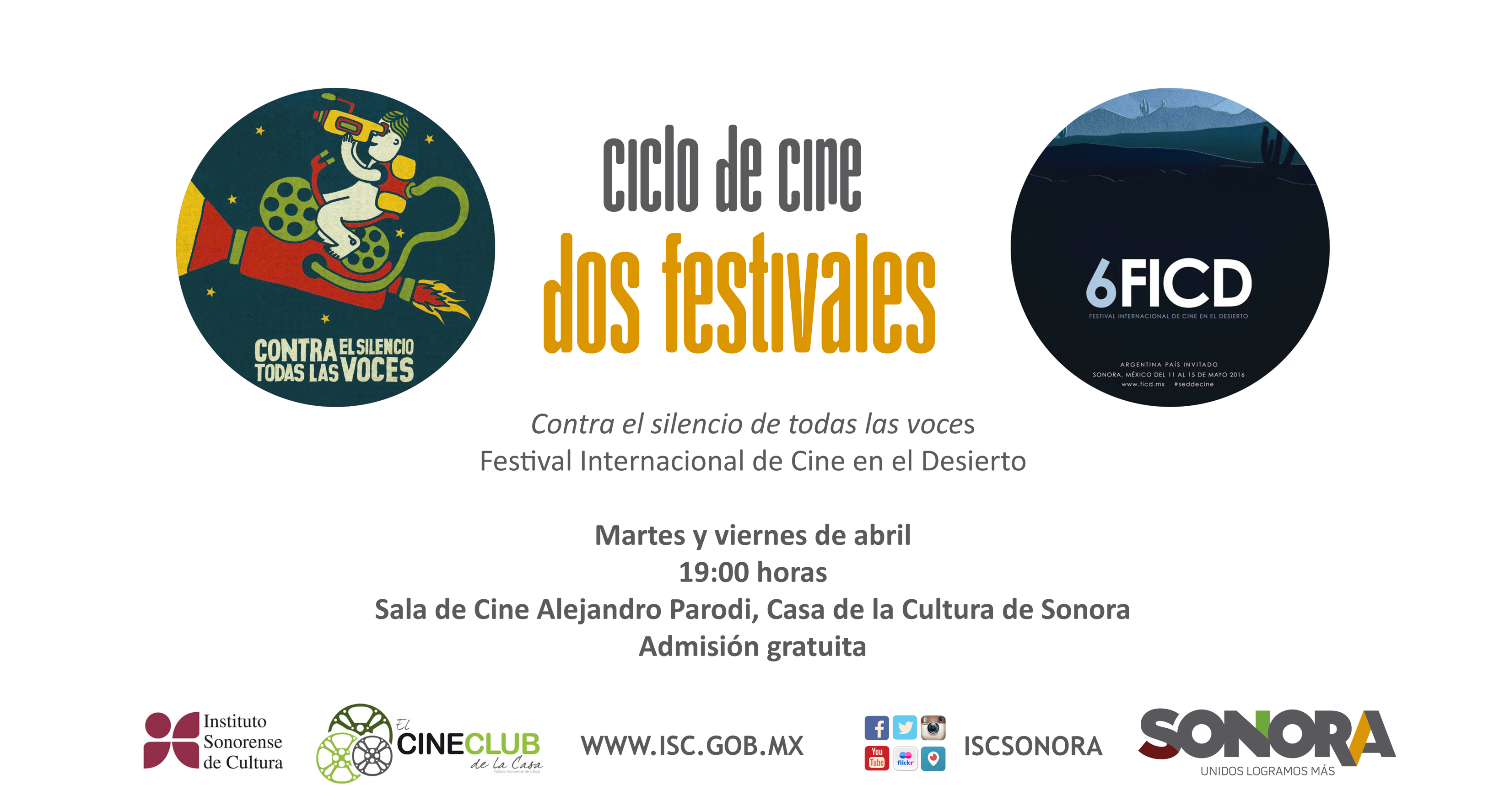 Ciclo de cine Dos festivales2