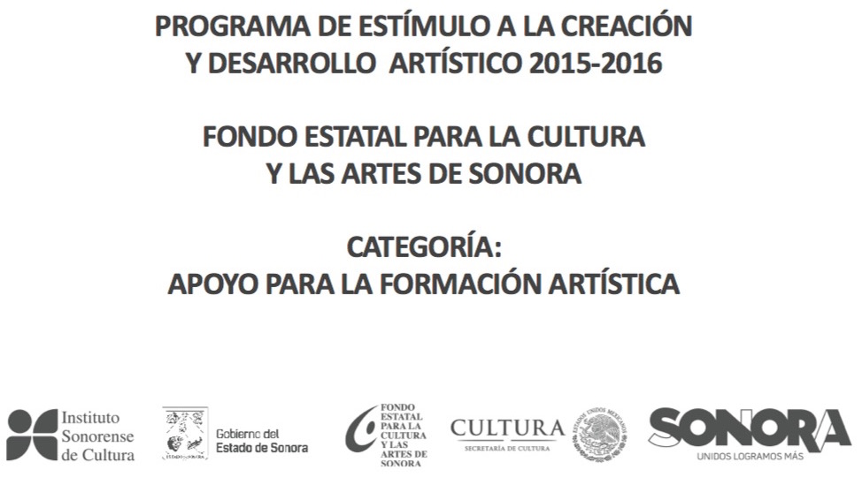 El ISC abre Convocatoria Apoyo para la Formación Artística del PECDA-FECAS 2015-2016