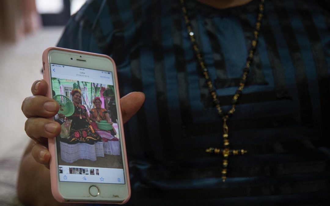Estampas mexicanas de funerales virtuales