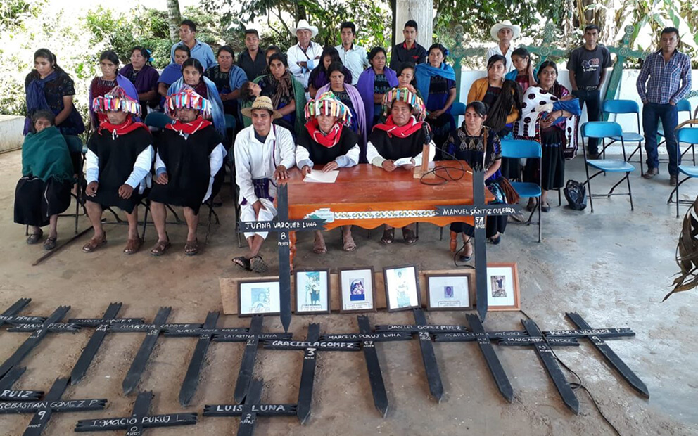 «Una disculpa pública no basta»: Las Abejas de Acteal a Encinas