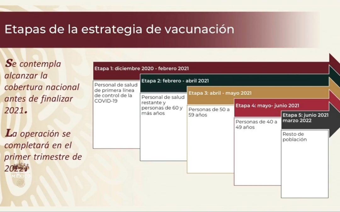A finales de diciembre empieza la vacunación en México, dice la Secretaría de Salud