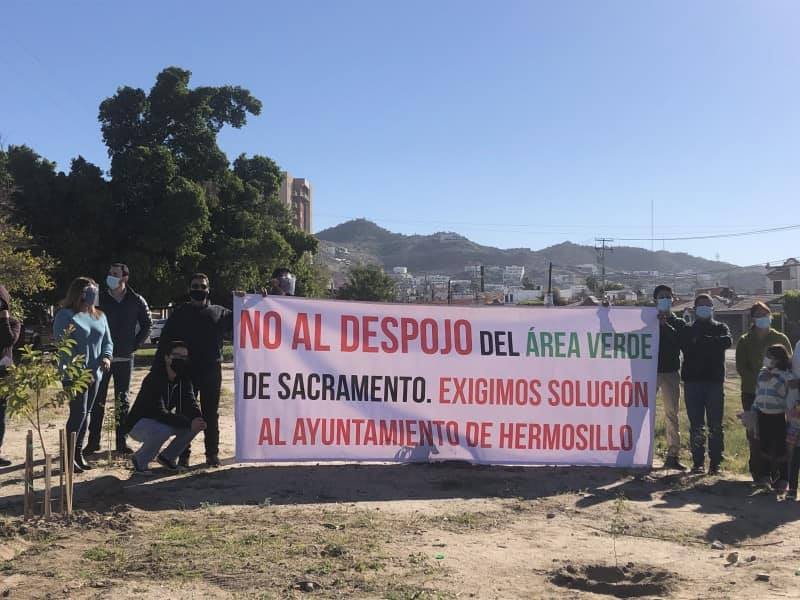 El área verde de la colonia Sacramento en disputa, después de 30 años le sale dueño amigo de “Sánchez-Cordero”