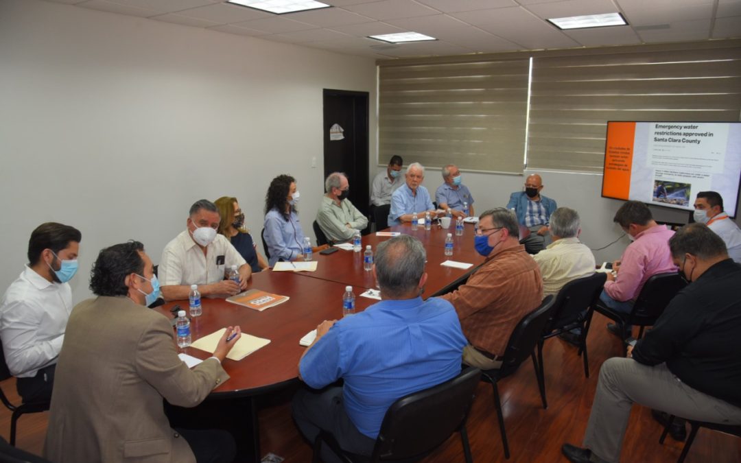 Agua de Hermosillo se reunió con Mesa Temática de Agua para informar sobre sequía