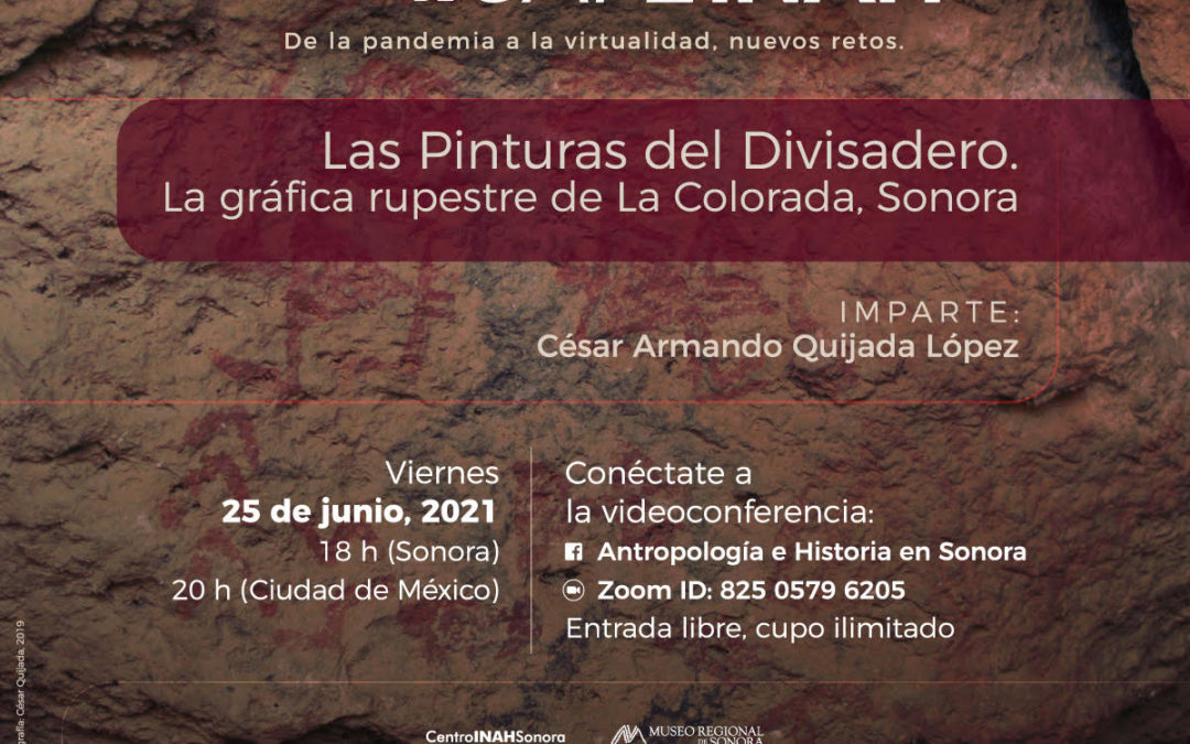 INAH Sonora ofrecerá conferencia sobre la gráfica rupestre de La Colorada, Sonora, expresiones de antiguos habitantes de la región