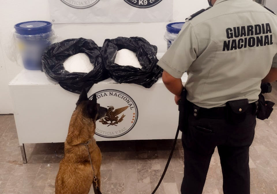 Interceptan 22 kilos de precursor químico para la elaboración de fentanilo en Hermosillo
