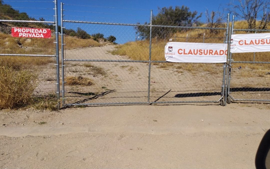Aplica CIDUE clausura temporal a obra en Cerro Johnson