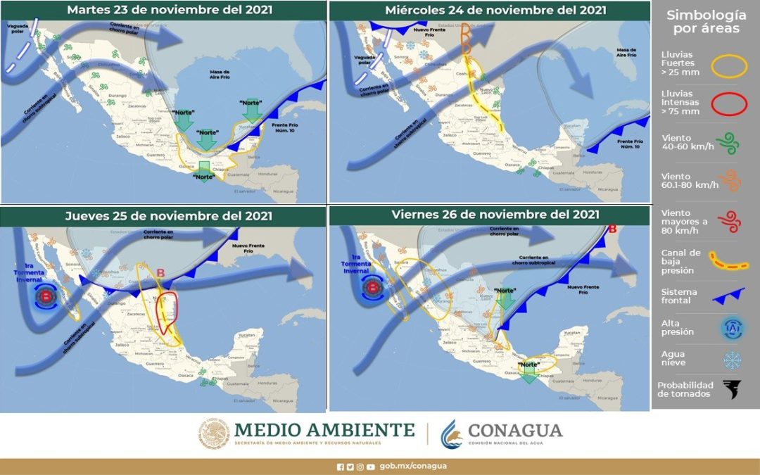 Alerta Protección Civil por descenso brusco de temperaturas en Sonora