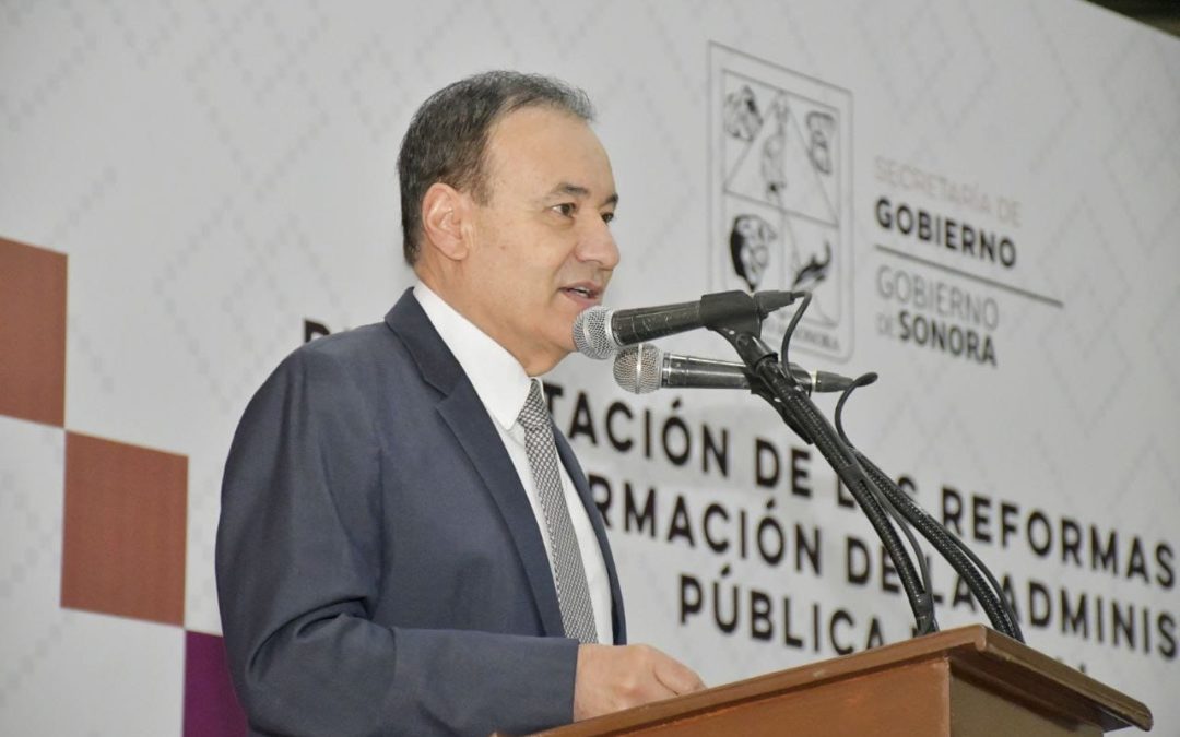 Presenta Alfonso Durazo reformas para la transformación institucional de Sonora