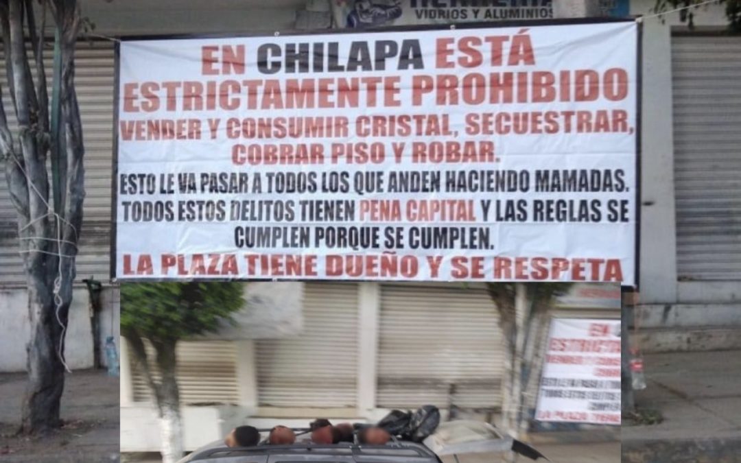 Dejan seis cabezas humanas abandonadas en el techo de un auto