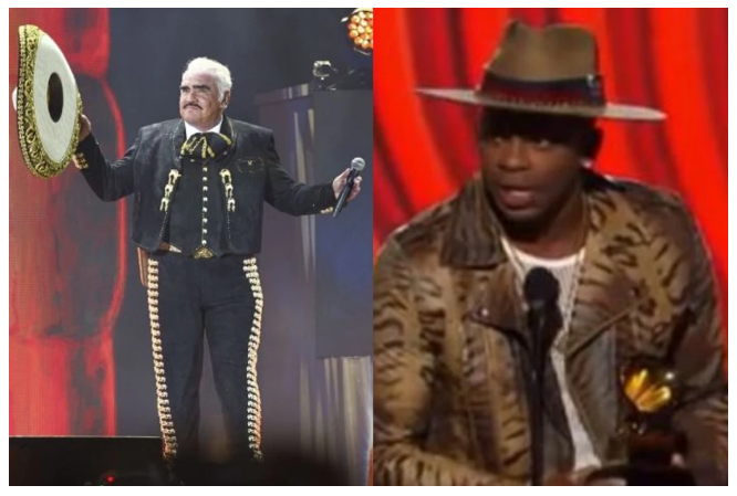 “Esto es un gran honor, aunque no hayas podido asistir hoy”; presentador no sabía que Vicente Fernández está muerto