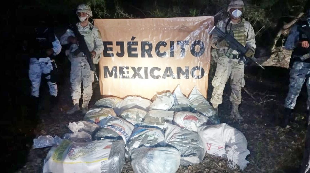Decomisan más de 200 kilos de droga en Ímuris