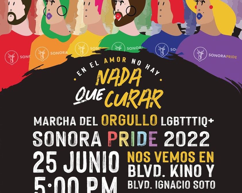 Invitan a Marcha del Orgullo LGBTTTIQ+, #NadaQueCurar es el lema de este año