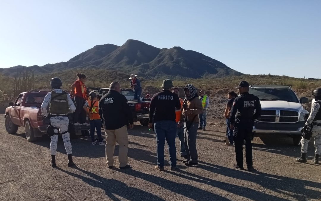 Colectivo de buscadoras encuentran nueve cuerpos cerca de Caborca