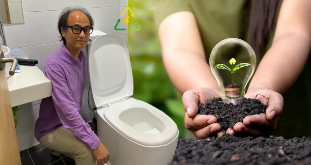 Científico crea un inodoro que transforma los desechos humanos en energía limpia