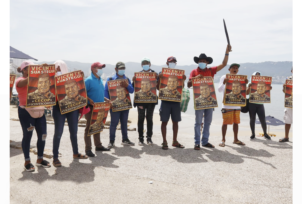 Exigen presentación con vida y castigo a los responsables de la desaparición del defensor Vicente Suástegui