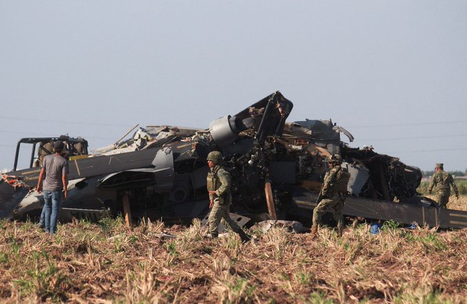 Helicóptero caído en Sinaloa formaba parte del operativo de captura de Caro Quintero