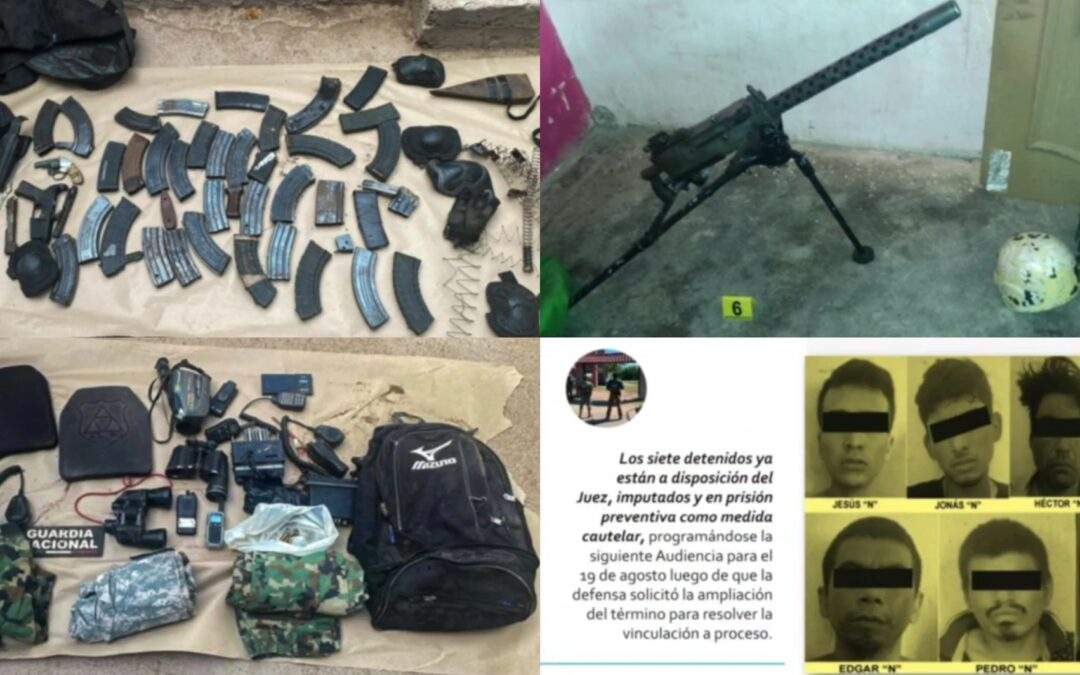 Fiscalía de Sonora descubre  un arsenal enterrado en Guaymas