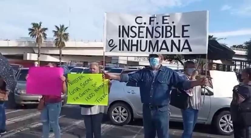 Manifestaciones contra CFE han provocado caos vial en Hermosillo