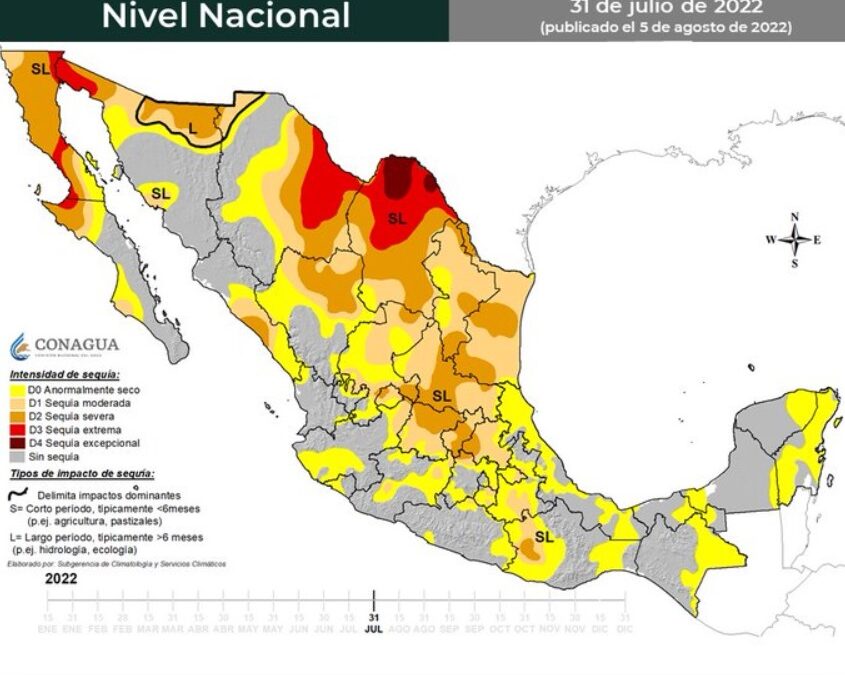 Menos sequía en Sonora por las lluvias de verano, presas suben poco a poco