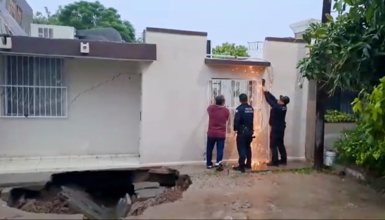 En la colonia El Sahuaro hay 16 casas con peligro de hundimiento. rescate