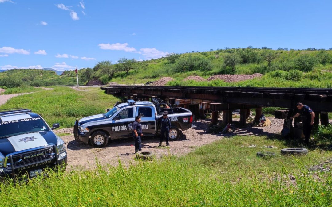 Paquetes de narcótico encontrado en vías del tren fueron asegurados por la estatal