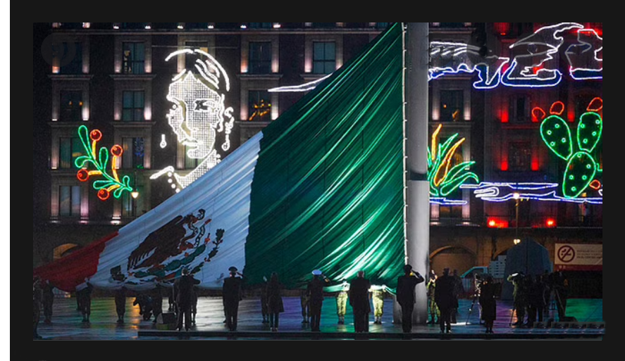 Presidente iza bandera a media asta por víctimas de sismos de 1985 y de 2017