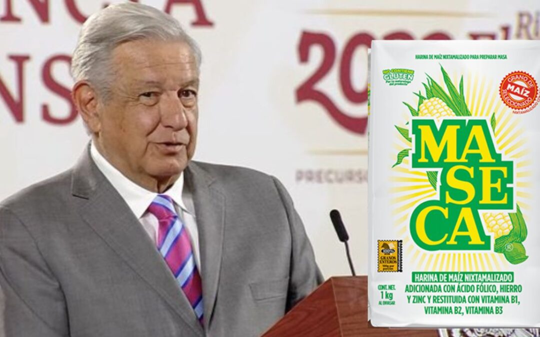 Maseca no subirá el precio de la harina de maíz hasta febrero de 2023: AMLO