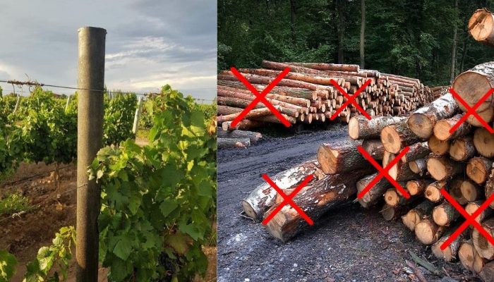 Los postes argentinos de plástico reciclado que quieren evitar la tala de 1,5 millones de árboles Postes