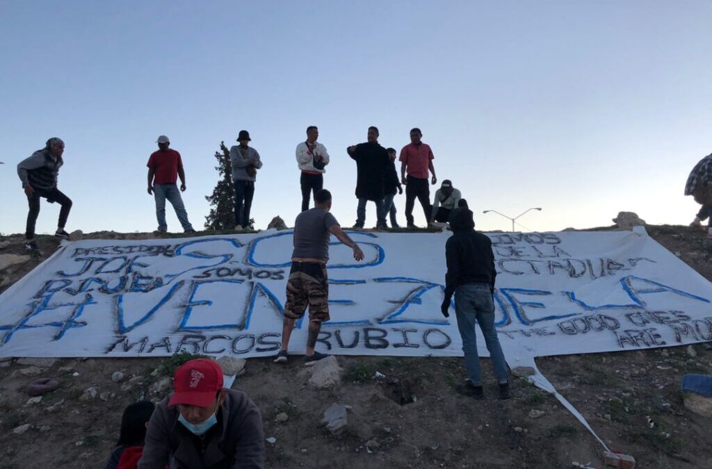 Venezolanos en Ciudad Juárez: el S.O.S desde un campamento en el bordo del río Bravo