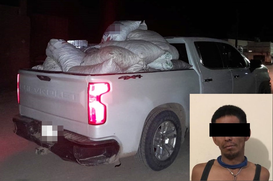 Andaba como ardillita robando nueces, lo agarró la PESP
