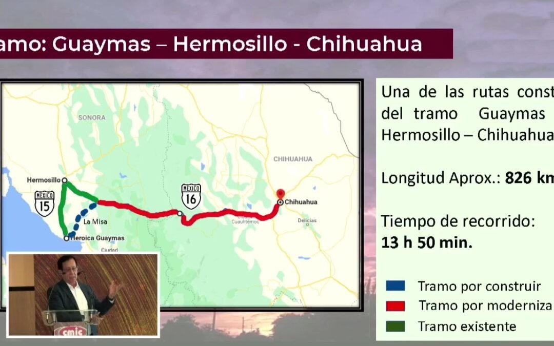 17 empresas de Sonora participarán en trabajos de la carretera Guaymas-Chihuahua