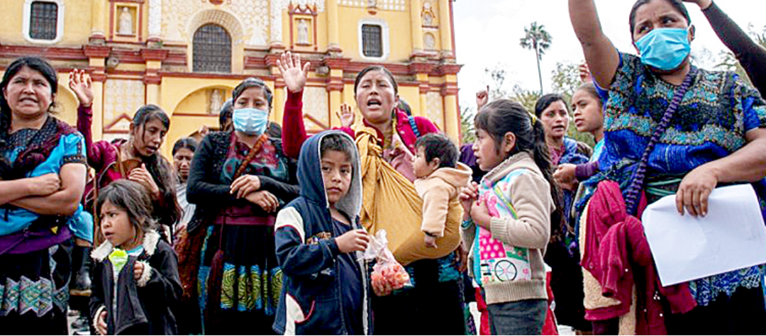 Chiapas: Familias desplazadas de Chenalhó exigen retorno seguro