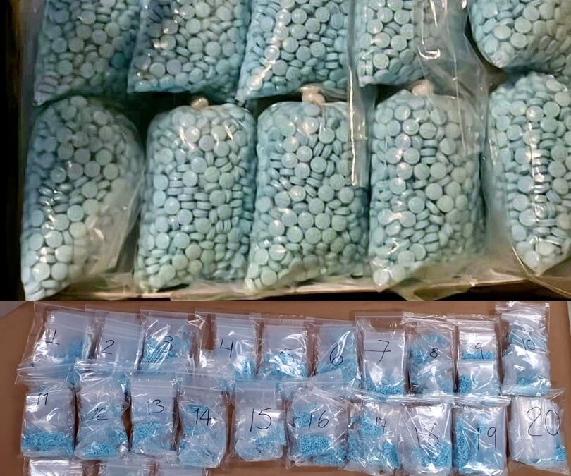 Fiscalía asegura mezcla de cocaína con fentanilo y cerca de 23 mil pastillas “M30” en Nogales