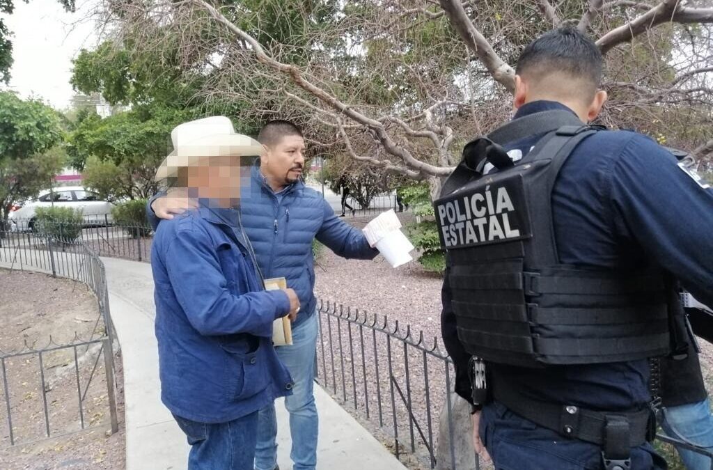 Detienen a “coyotes” en las inmediaciones del Centro de Gobierno