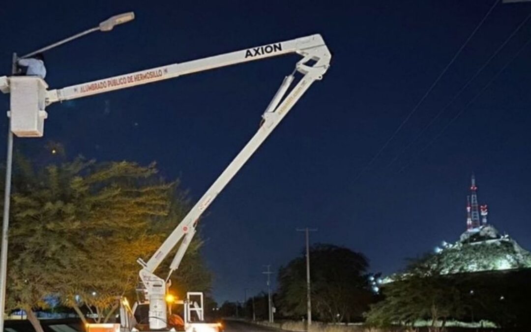 Instalarán en Hermosillo mil 800 luminarias led a partir de febrero