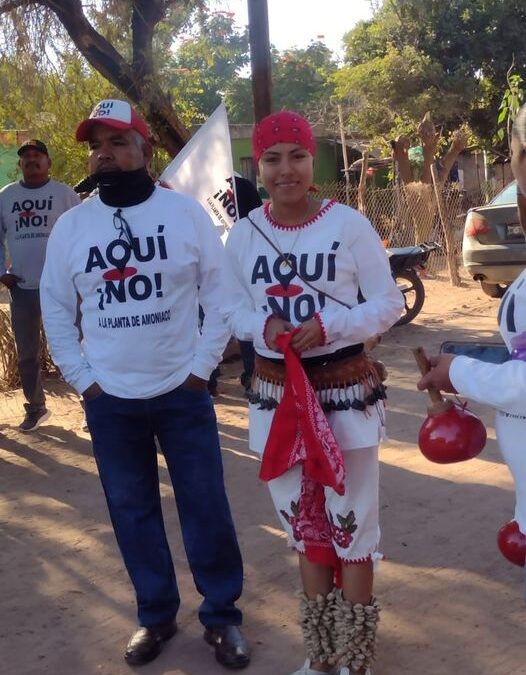 La lucha indígena en contra de la planta de amoniaco