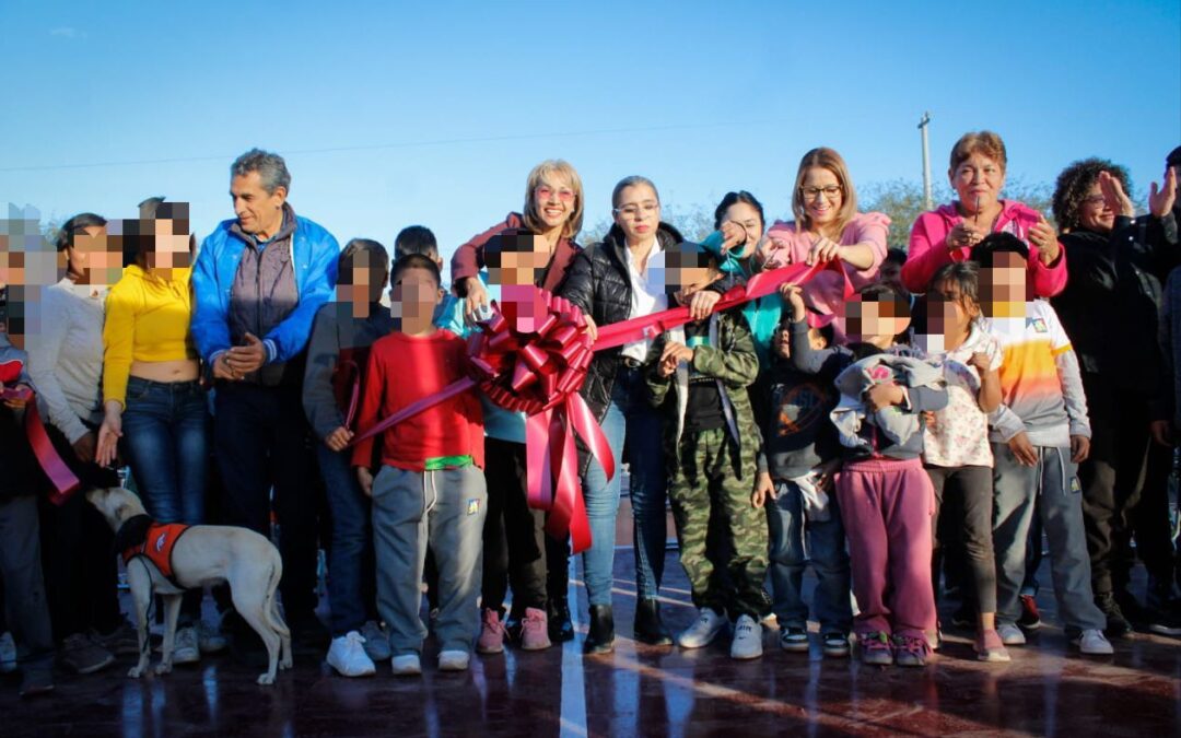 Entrega Sedesson parque rehabilitado en la localidad de Zamora