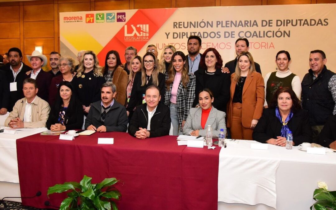 Reunión de Morena y aliados, previo al inicio de sesiones