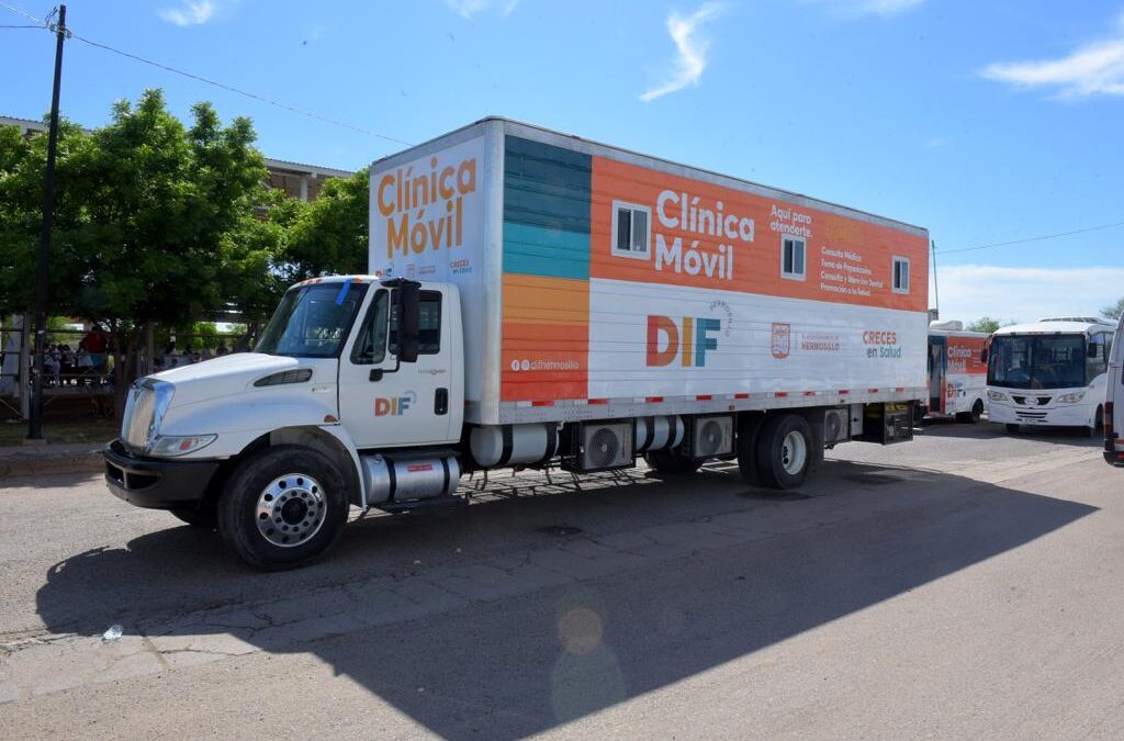 Hoy y mañana clínica móvil del DIF Hermosillo estará en Los Arroyos y Miguel Hidalgo