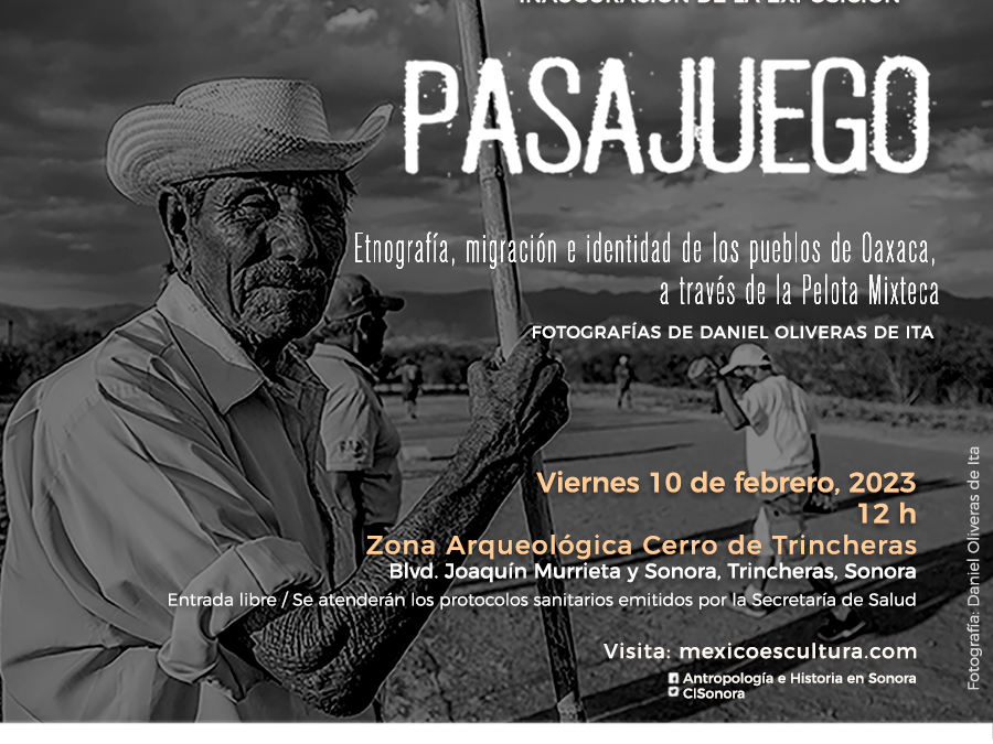 Zona Arqueológica Cerro de Trincheras albergará exposición fotográfica sobre el juego de pelota