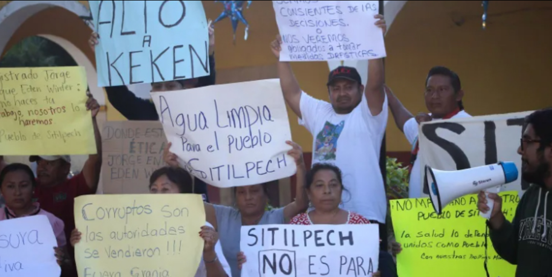 Bloqueo contra granja de cerdos en Sitilpech es legítimo; juez ordena alto a violencia contra manifestantes