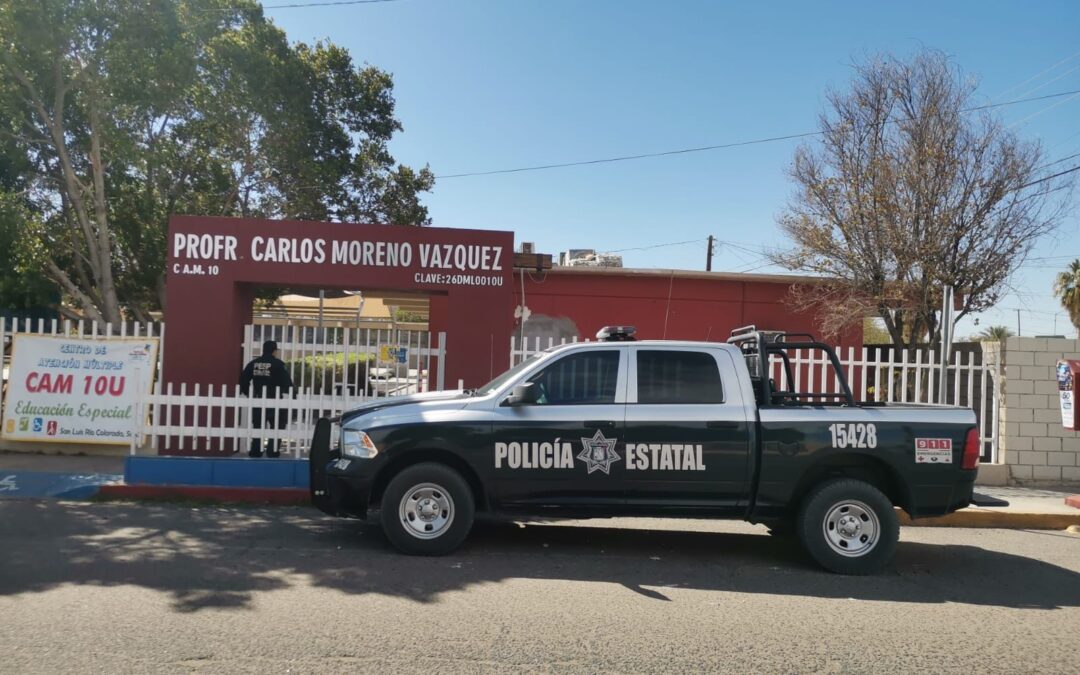 Vigila la Policía Estatal escuelas durante el período vacacional
