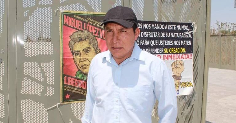 Defensor del agua, Miguel López Vega, en libertad definitiva