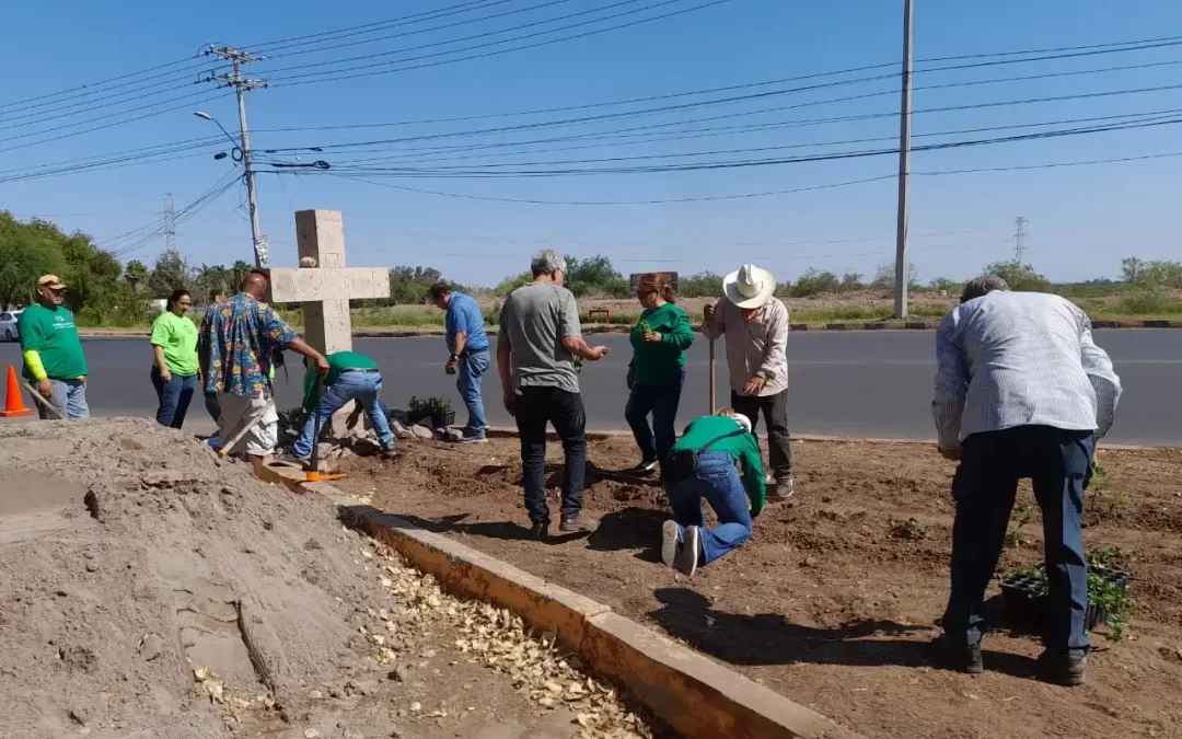 En Cajeme, inicia reforestación de Memorial en honor a víctimas del ABC