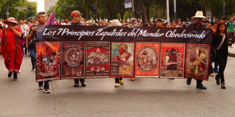 Movilizaciones alrededor del mundo exigen: Alto a la guerra contra los pueblos zapatistas