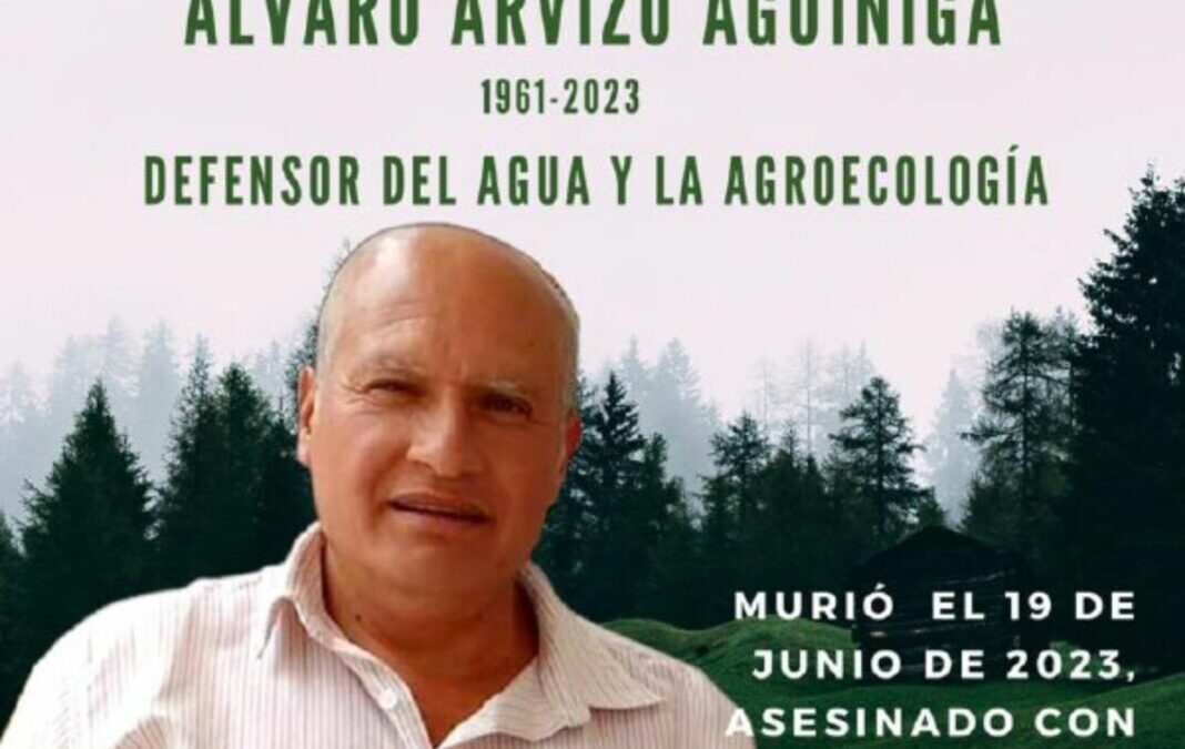 Álvaro Arvizu Aguiñiga, defensor del Agua y la Agroecología es asesinado en el Estado de México