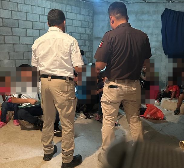 Rescatan Policía Estatal, INM y Sedena a migrantes en General Plutarco Elías Calles