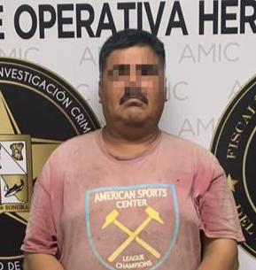 Elementos de la FGJE detienen a probable responsable de triple asesinato en Hermosillo en 2019
