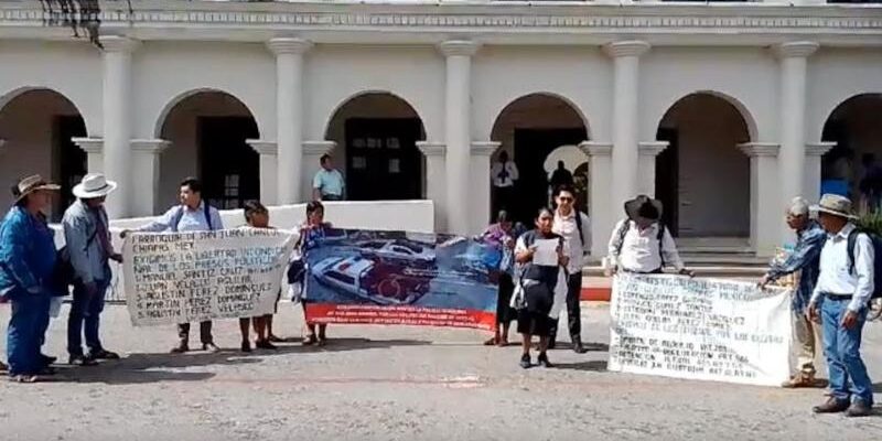 Exigimos al Tribunal Superior de Justicia de Chiapas la libertad de los cinco defensores tseltales presos de San Juan Cancuc