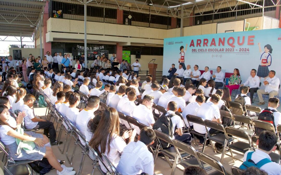 Inicia con gran éxito ciclo escolar 2023-2024 en Sonora: Alfonso Durazo